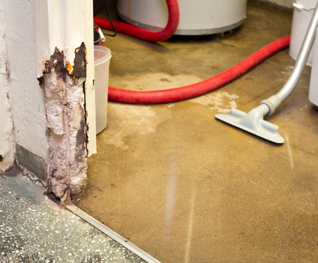 A Professional is remediating Mold in home 
