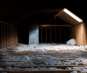 Attic mold remediation